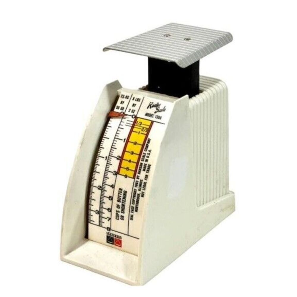 Hanson Vintage Kitchen Recipe Scale Dial‎ Face Model 1308  Clean Nostalgia USA